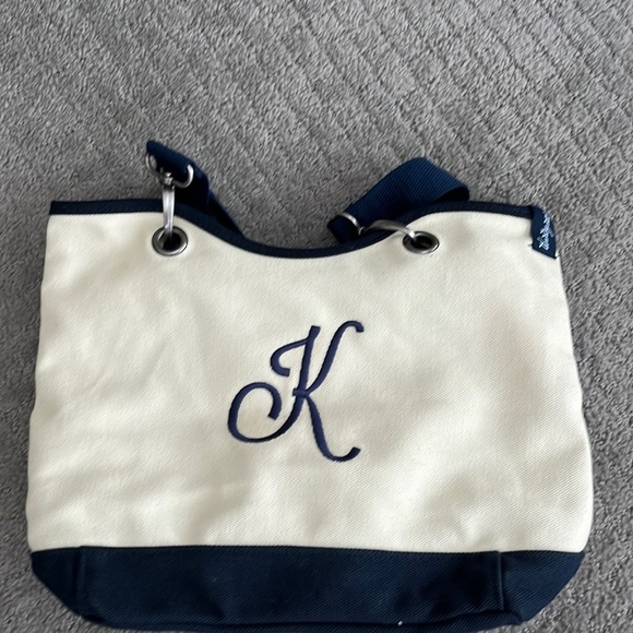 Thirty-one K blue cream bag with extra straps - Picture 1 of 3